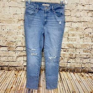 LEVI’S 721 High Rise Distressed Jeans